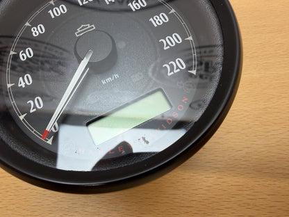 Genuine Harley-Davidson SPEEDOMETER KPH Km/h 4" Black Calibrated 709002161