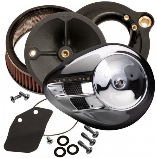 S&S Cycle Stealth Air Stream Air Cleaner Kit For Harley-Davidson 130-0390C0