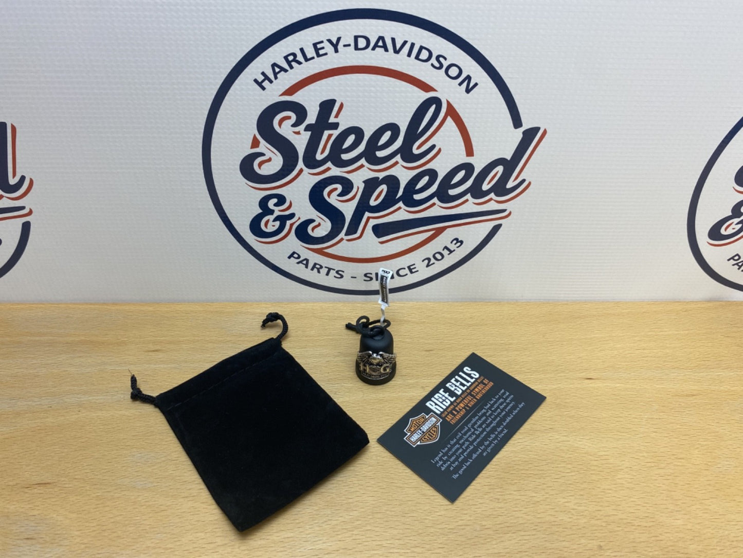 Genuine Harley-Davidson Hog Black RIDING BELL HRB0870