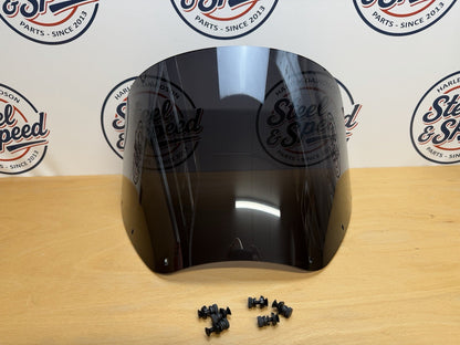 Memphis Shades Road Warrior Windshield Dark 11" For Harley-Davidson MEP867100