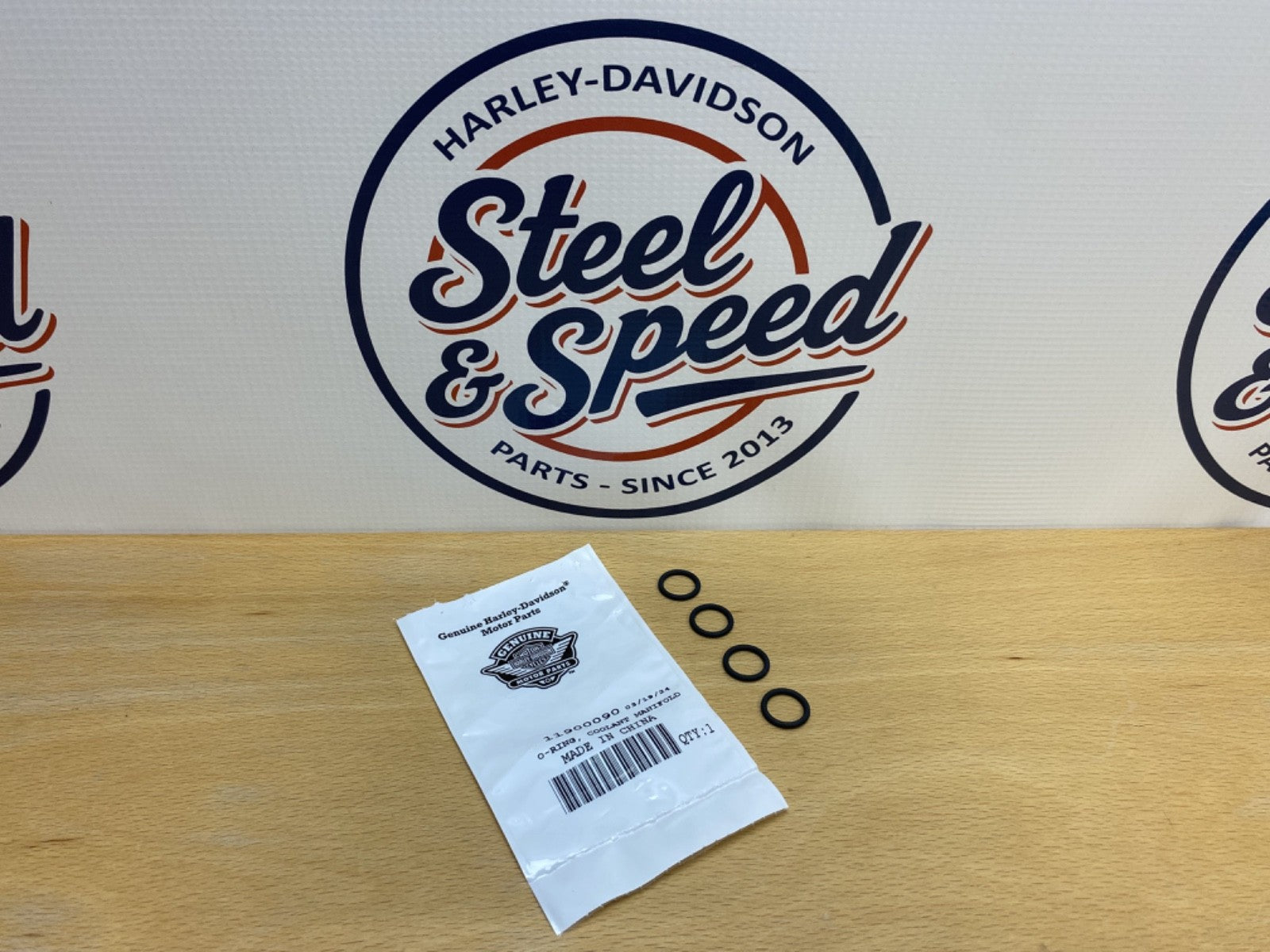 Genuine Harley-Davidson Engine Cooling System O-RING (Set of 4) 119000900