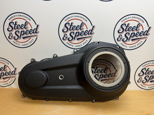 Genuine Harley-Davidson Softail MK8 Outer Primary Cover Wrinkle Black 257006890
