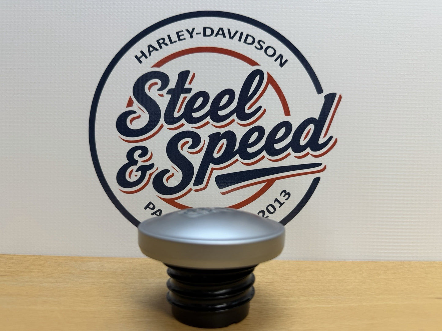 Genuine Harley-Davidson Fuel Petrol CAP Satin Chrome Vented 61289-07B1