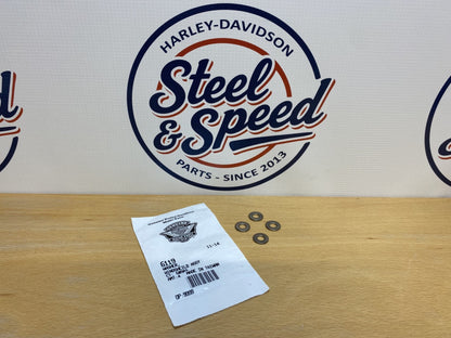 Genuine Harley-Davidson WASHER 1/4x9/16x1/16 (Set of 4) 61190