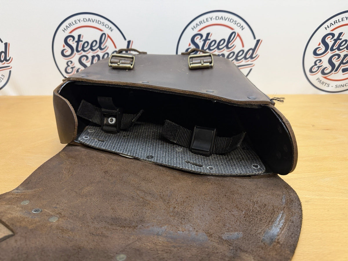 Genuine Harley-Davidson Softail Single-Sided Swingarm Bag Brown 902015685