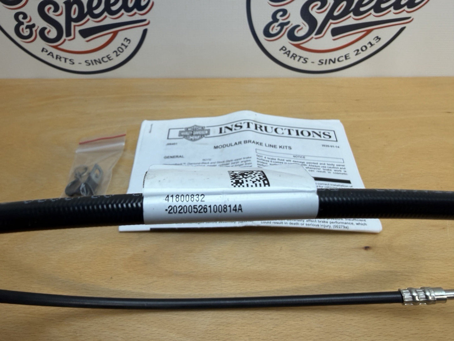 Genuine Harley-Davidson Softail Modular BRAKE LINE Front Upper 418008321