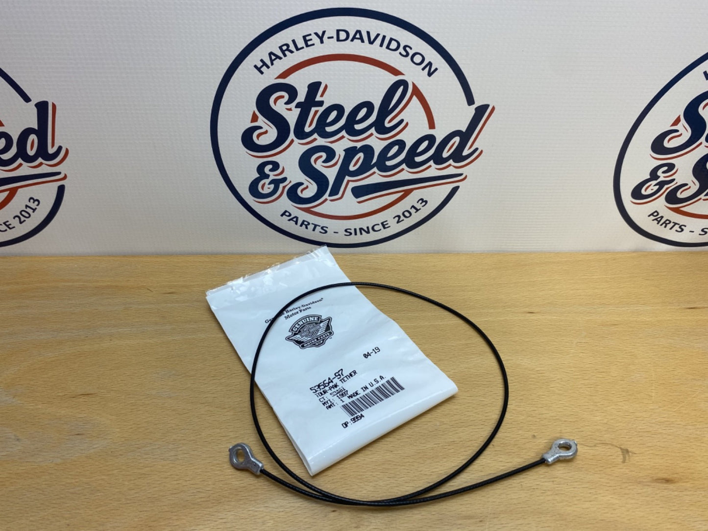 Genuine Harley-Davidson Tour-Pak Lid Flexible TETHER 53564-970
