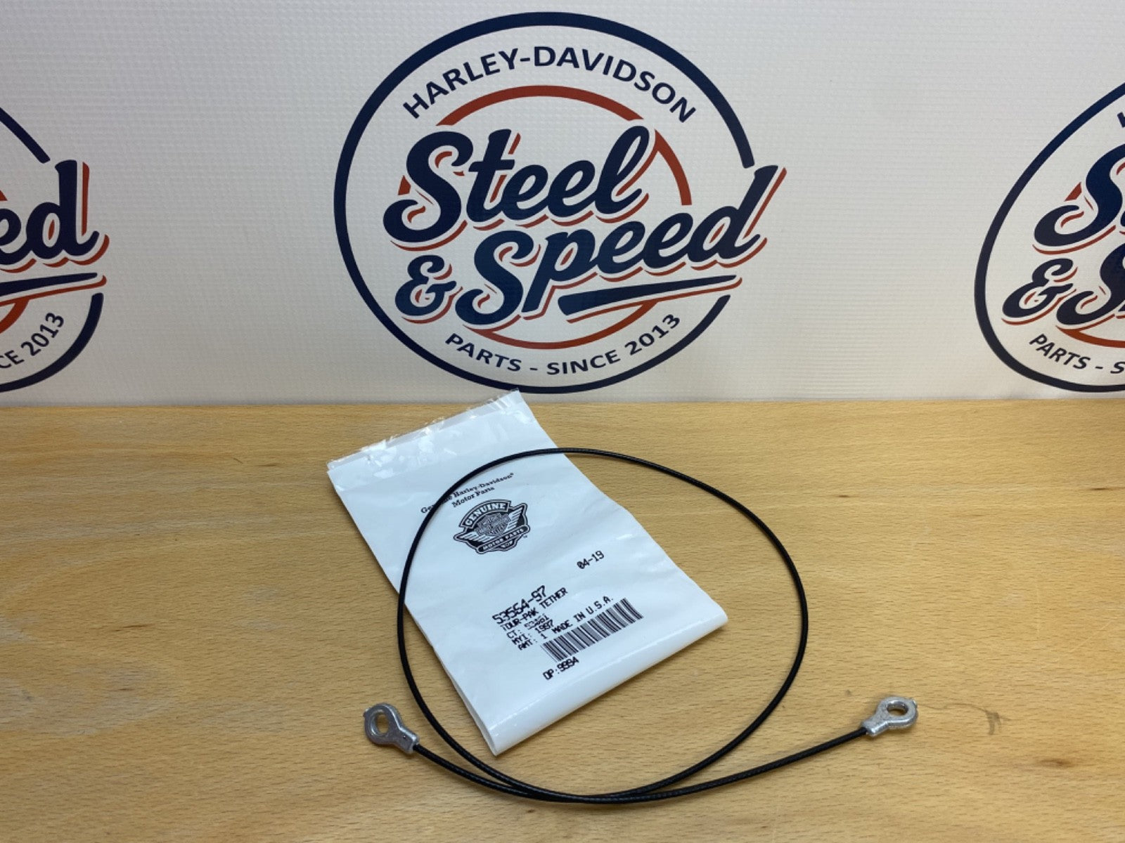 Genuine Harley-Davidson Tour-Pak Lid Flexible TETHER 53564-970