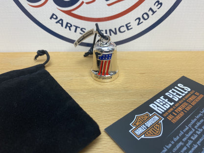 Genuine Harley-Davidson #1 American Flag RIDING BELL HRB0702