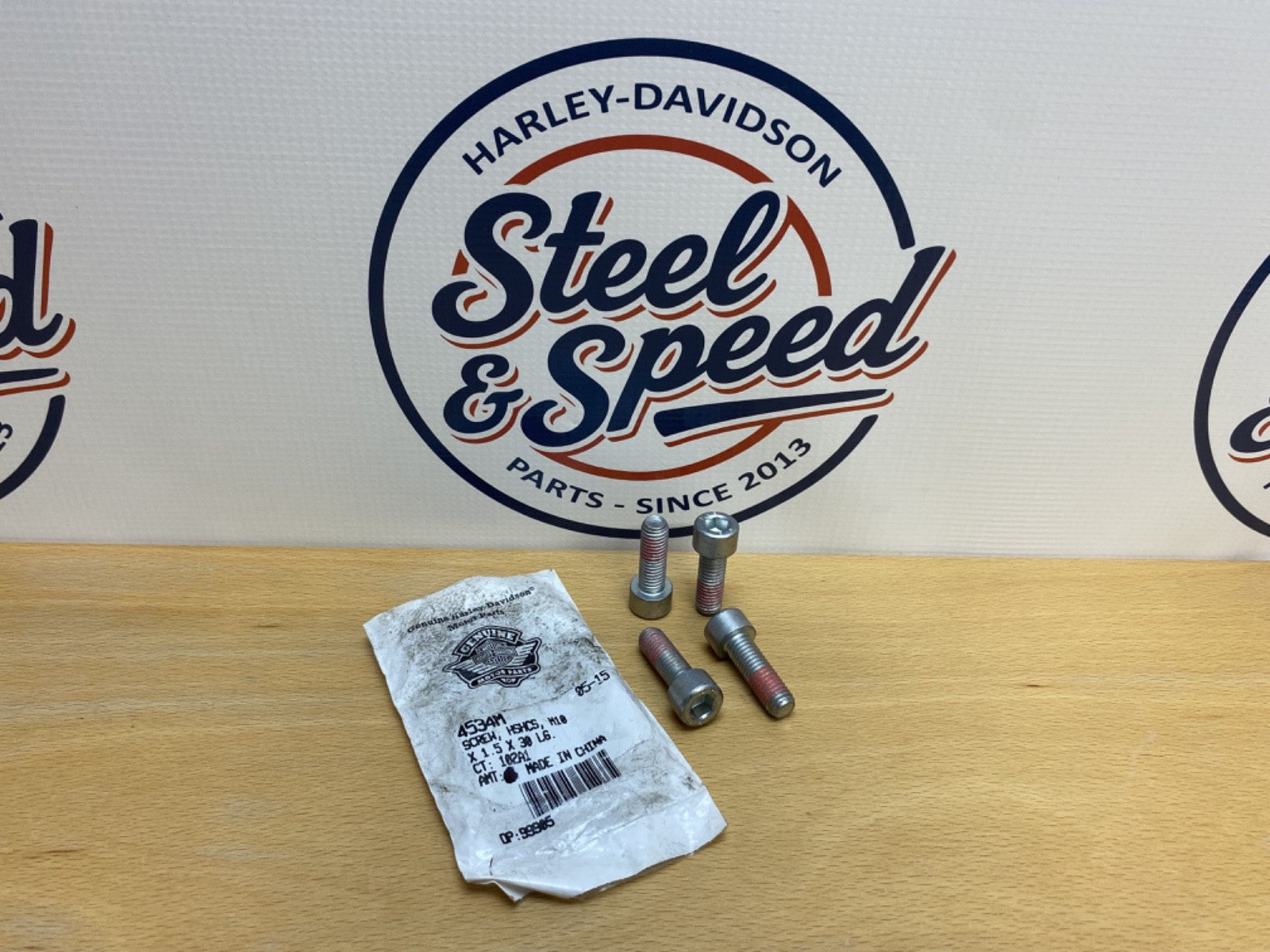 Genuine Harley-Davidson SCREW M10x1.5x30 Socket Head (Set of 4) 4534M0