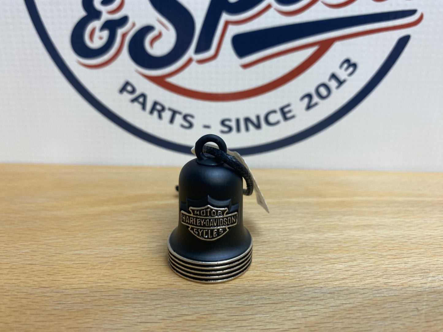 Genuine Harley-Davidson Bar & Shield Black Chrome Edge RIDING BELL HRB0981