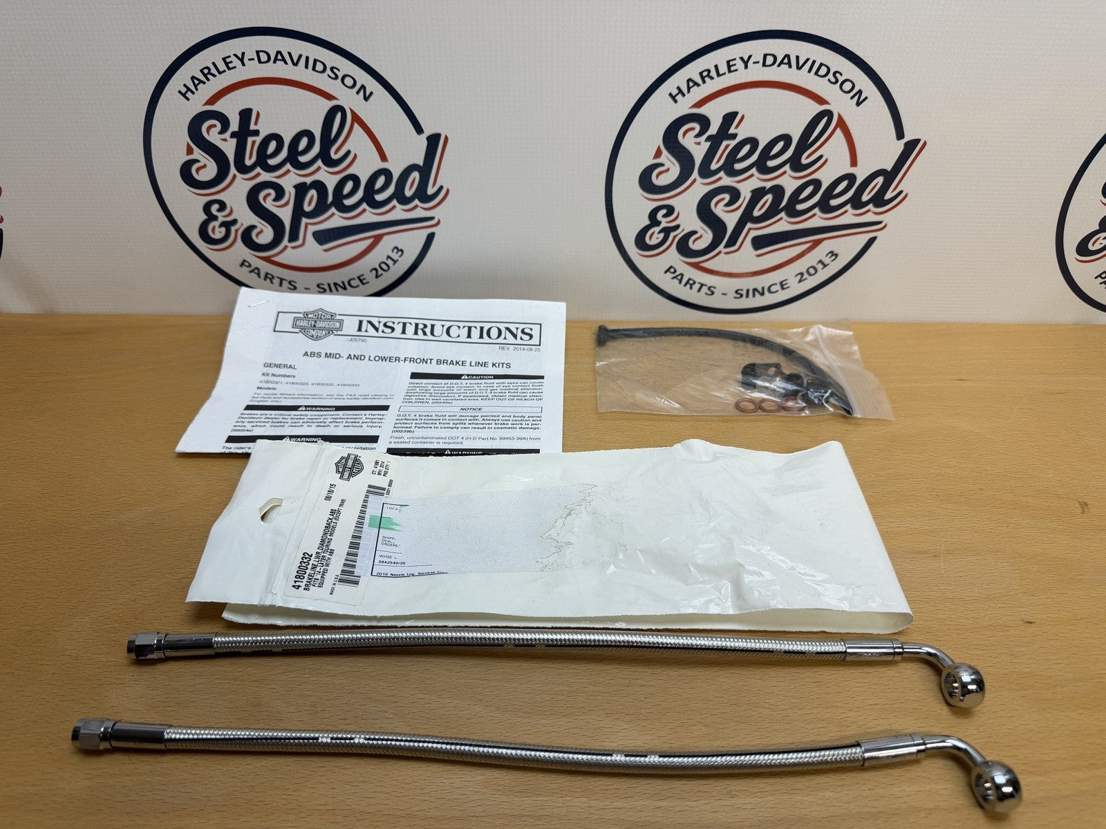 Genuine Harley-Davidson Touring DiamondBack Brake Line ABS Front Lower 418003320