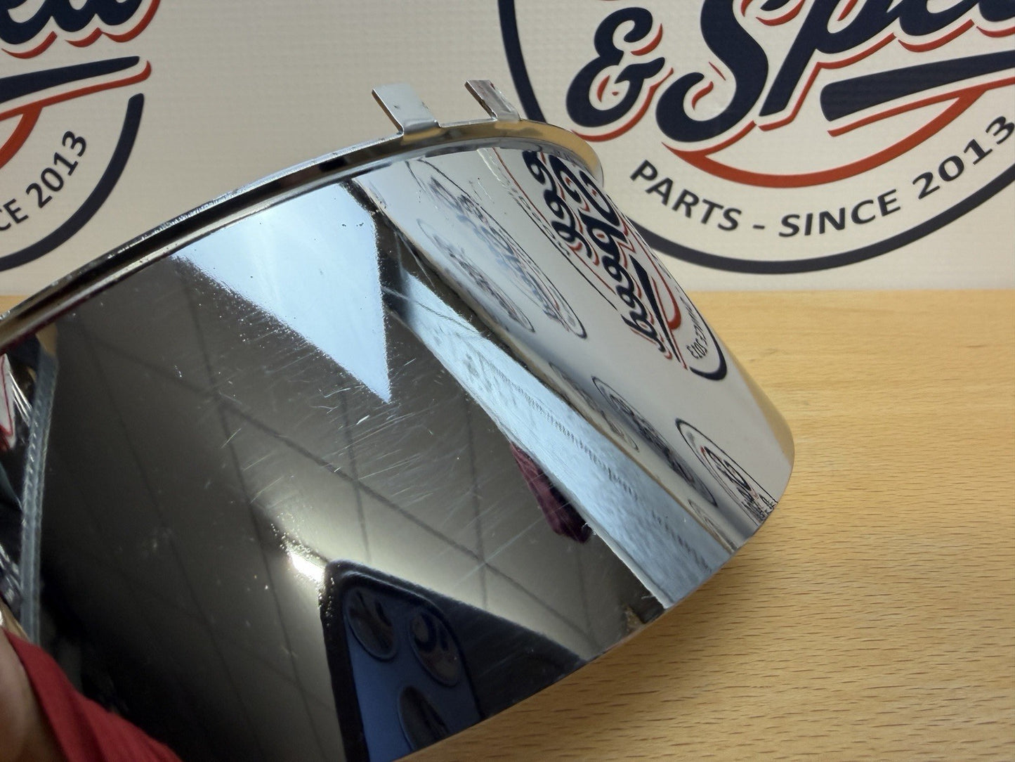 Genuine Harley-Davidson Headlamp Lamp Visor Chrome 67752-77T1