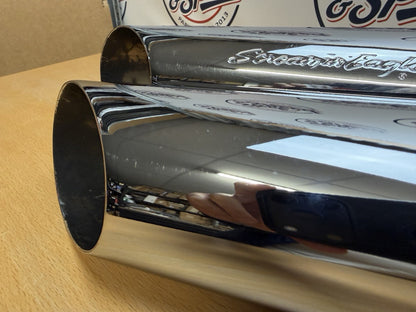 Harley-Davidson Screamin' Eagle II Slash Cut Exhaust MUFFLER Set 80354-005