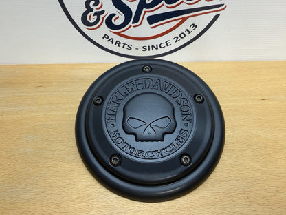 Genuine Harley-Davidson Willie G Skull Air Cleaner COVER TRIM Black 294003661