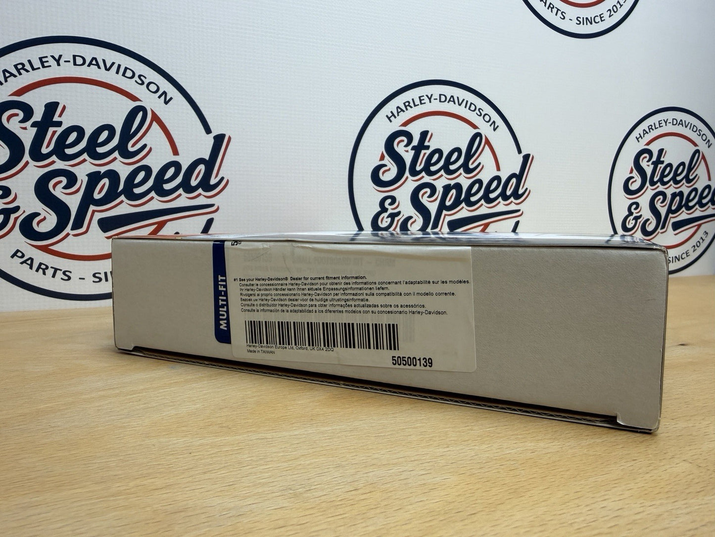 Genuine Harley-Davidson Mini Footboard Kit - Small, Chrome 505001391