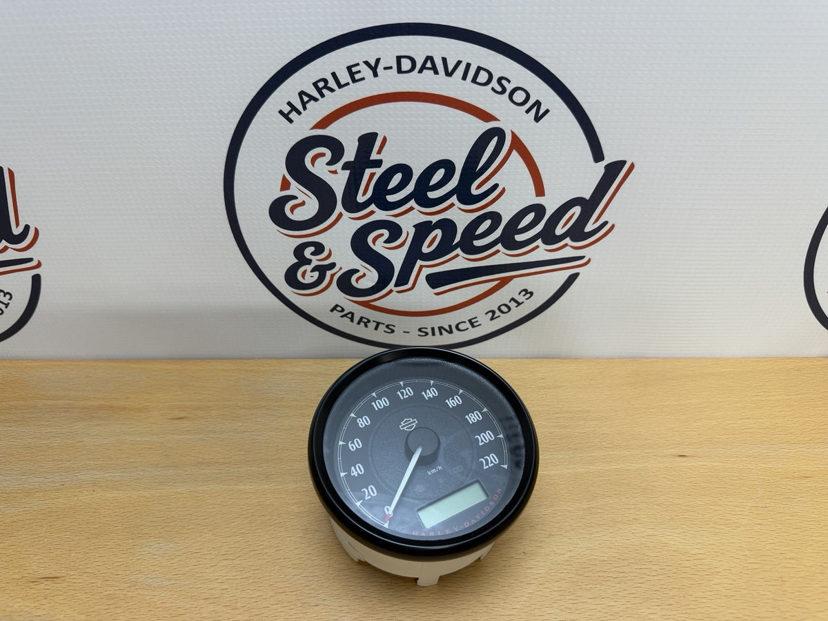 Genuine Harley-Davidson SPEEDOMETER KPH Km/h 4" Black Calibrated 709002160