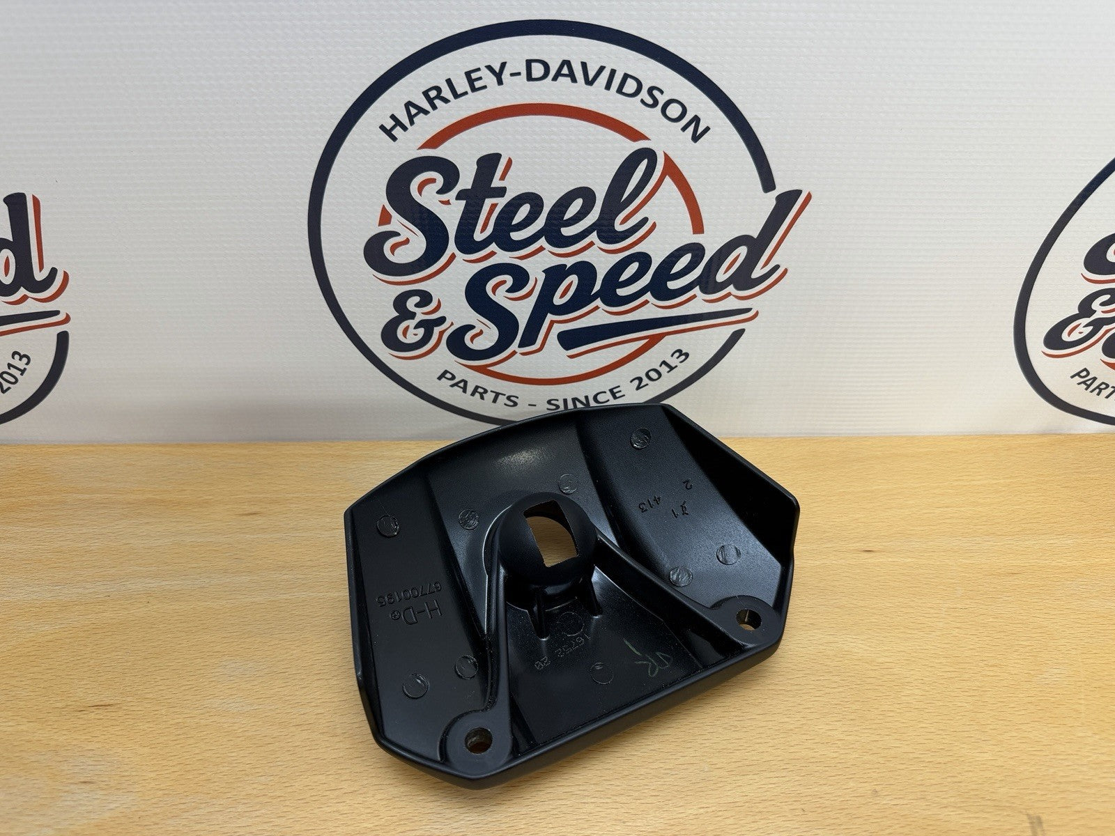 Genuine Harley-Davidson Sportster Headlight BRACKET / PEAK Black 67963-05A4