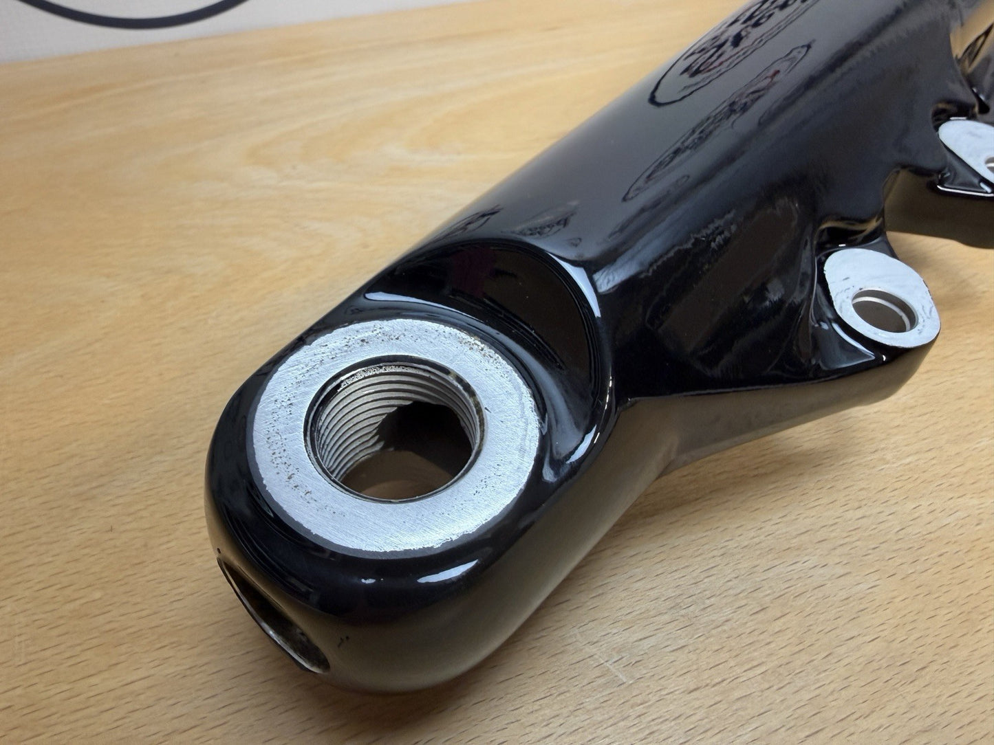 Genuine Harley-Davidson Softail FXLR Fork Slider LOWER Gloss Black LEFT 455004191