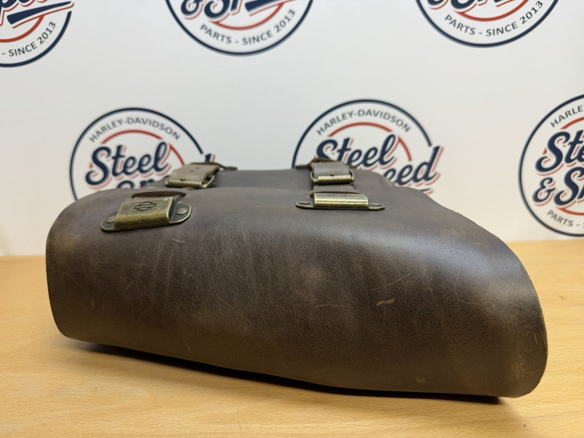 Genuine Harley-Davidson Softail Single-Sided Swingarm Bag Brown 902015681