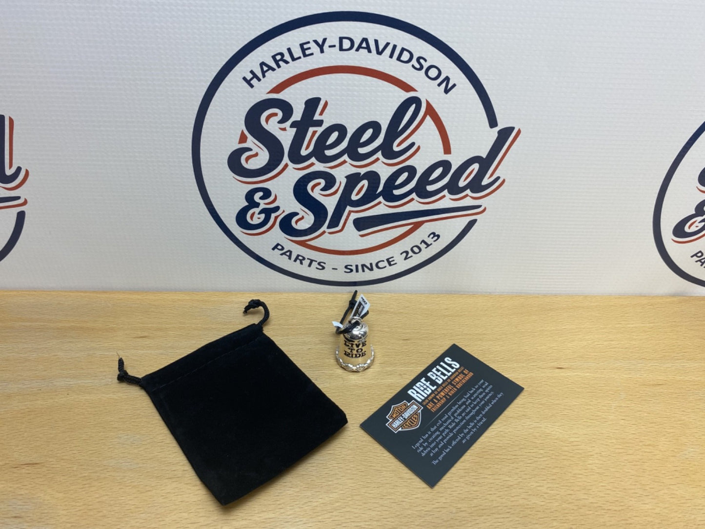 Genuine Harley-Davidson Live to Ride RIDING BELL HRB0280